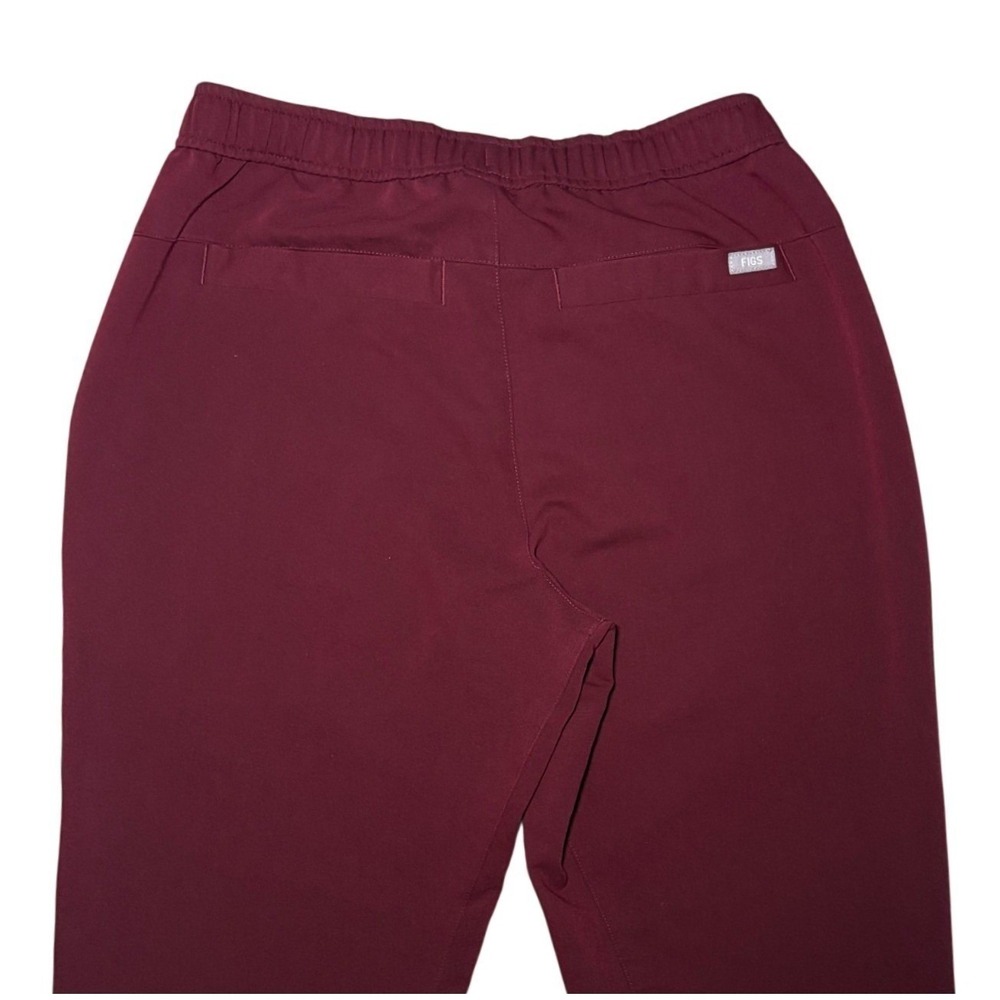FIGS Tansen Burgundy Jogger Healthcare Scrub Pants Mens Size Small/Short - Picture 5 of 6